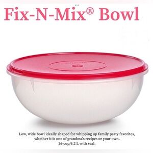 TUPPERWARE Classic Fix N' Mix Bowl (27 Cup)